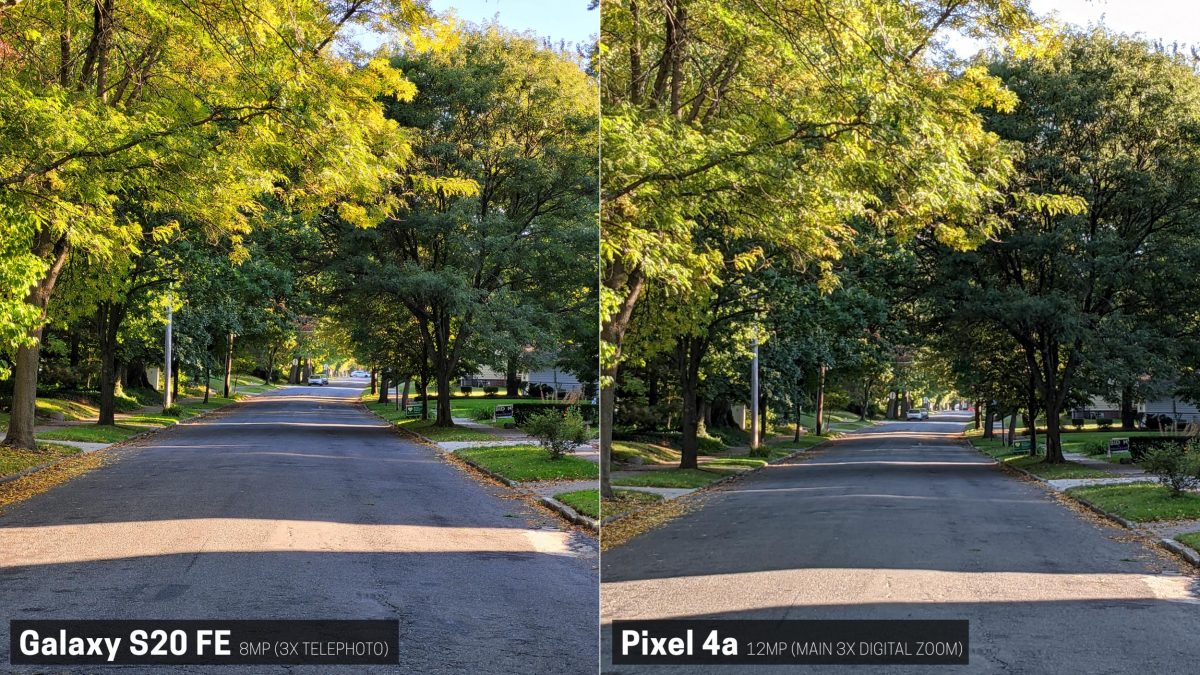 Samsung Galaxy S20 FE versus Pixel 4a camera comparison: closer than ...