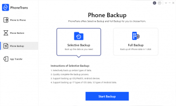 PhoneTrans App Backup