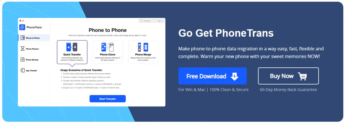 PhoneTrans Pro 5.3.1.20230628 download the new version for windows