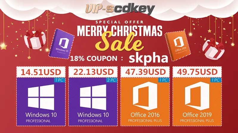 Christmas Hot Sale: VIP-SCDkey Windows 10 PRO OEM only for $14! – Phandroid