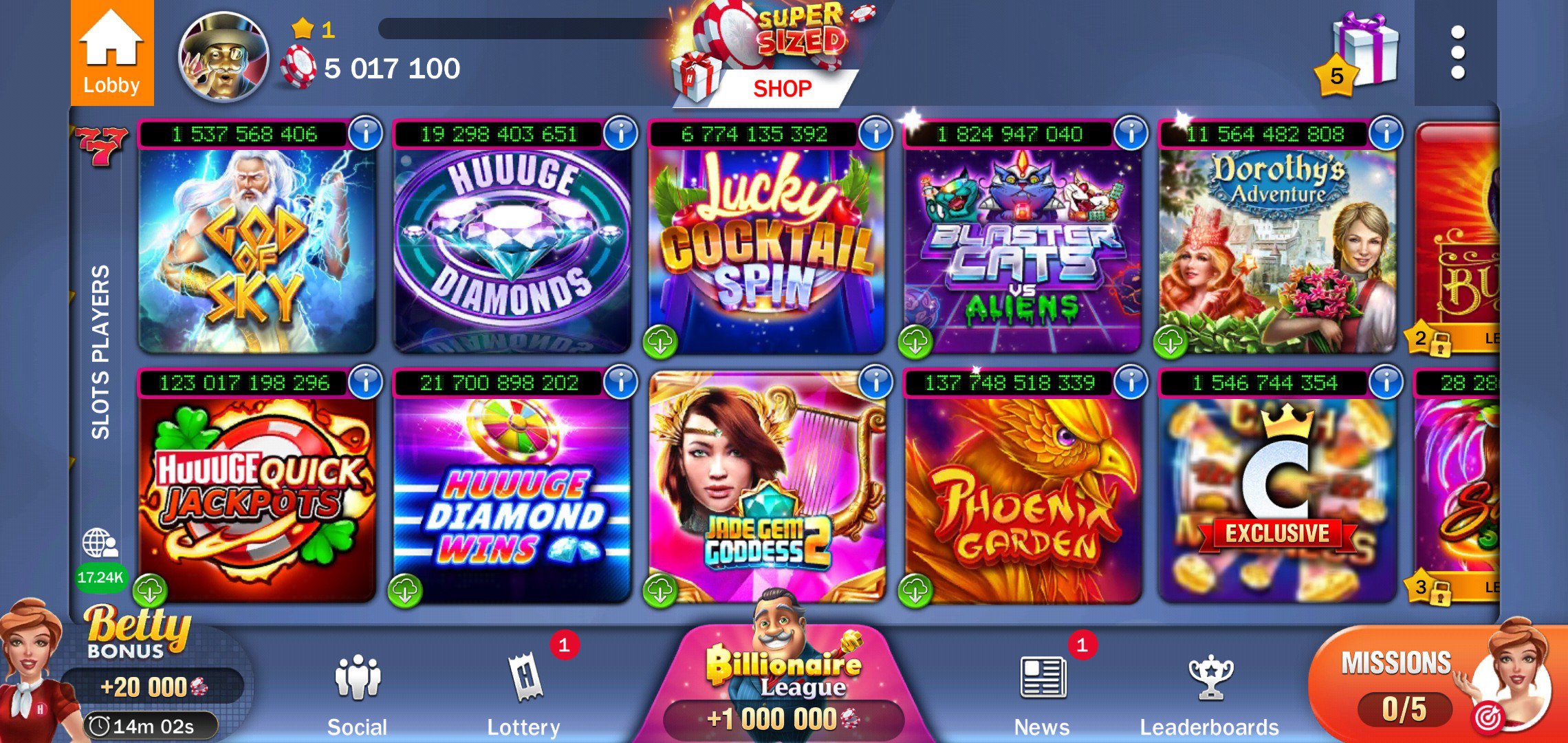 Best slot games on android device