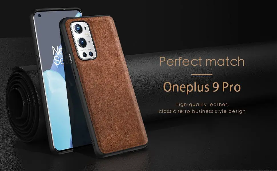 Kqimi Leather Cover OnePlus 9 Pro