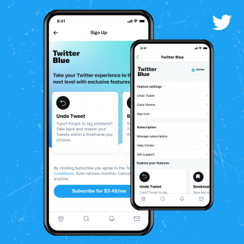 Twitter Blue Sign Up