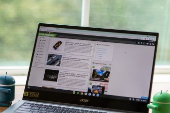 Chrome open on Chromebook