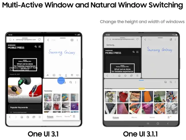Multi Active Window One UI