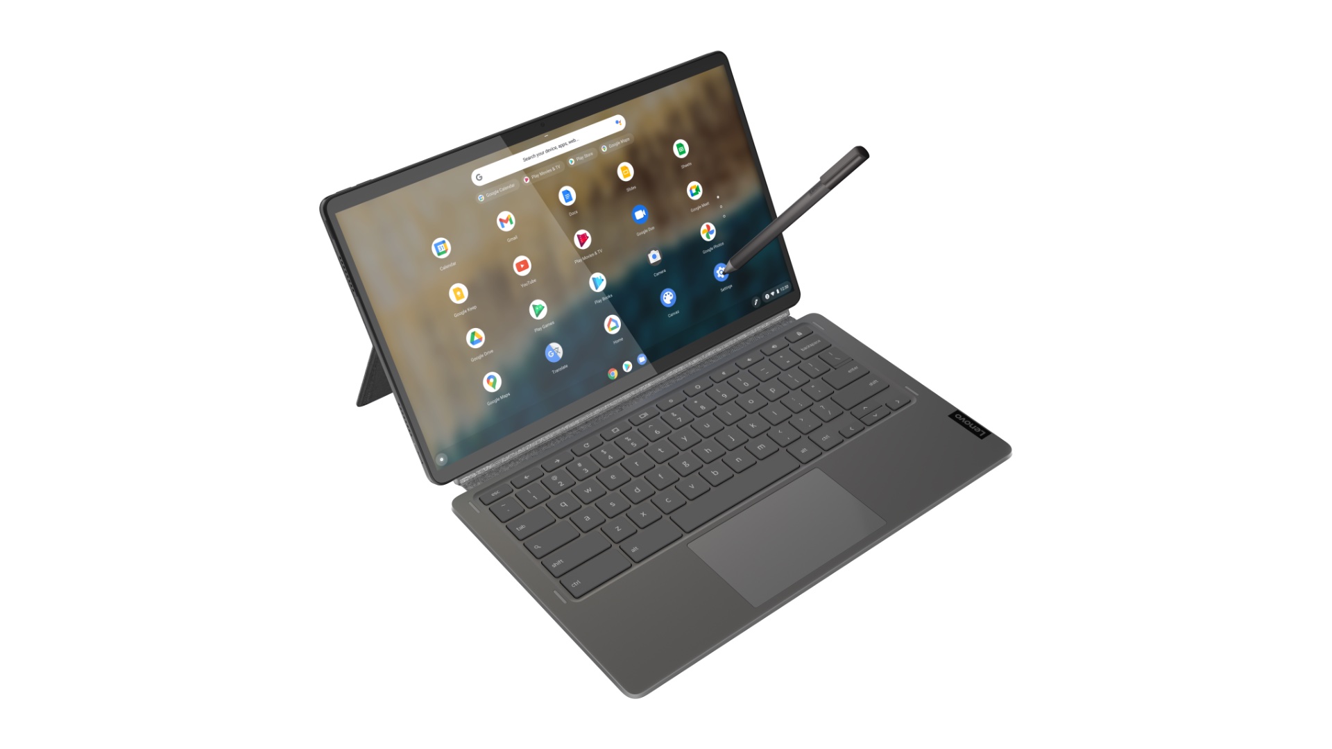 Lenovo Chromebook Duet 5 Storm Grey Render