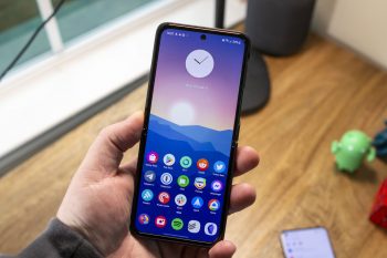 Microsoft Launcher Galaxy Z Flip 3