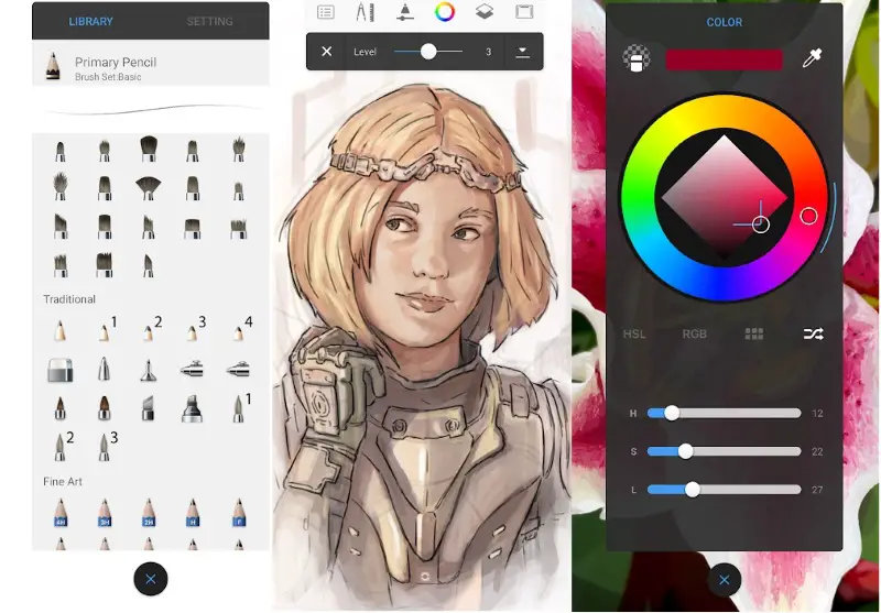 free drawing apps similar to procreate