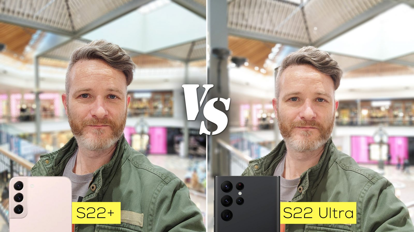 Samsung Galaxy S22 Ultra versus Galaxy S22+ camera comparison not