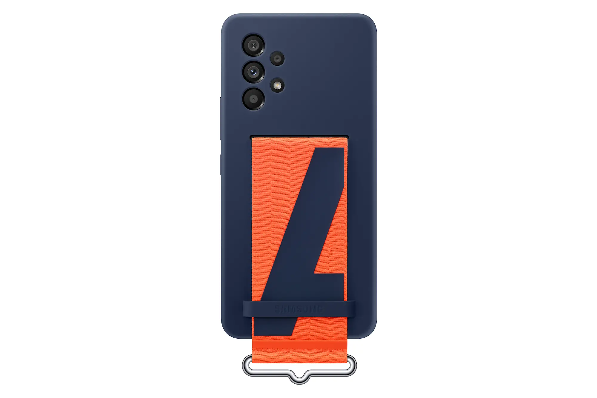 Galaxy A53 Cover with Strap Back Navy