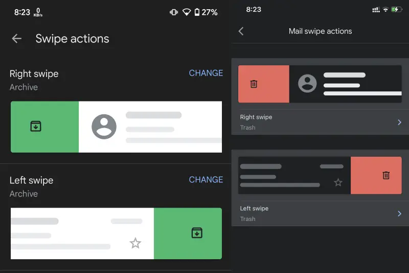 Change Gmail Swipe Actions 3
