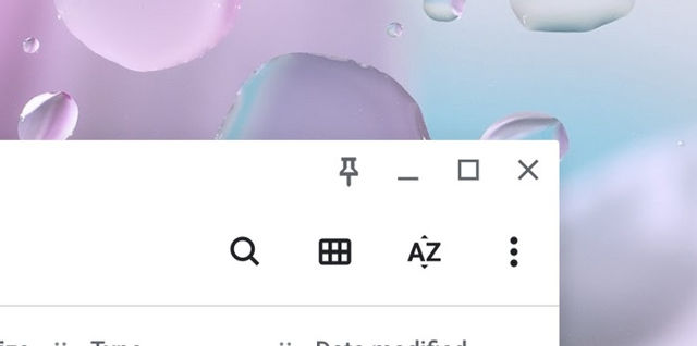 ChromeOS always on top