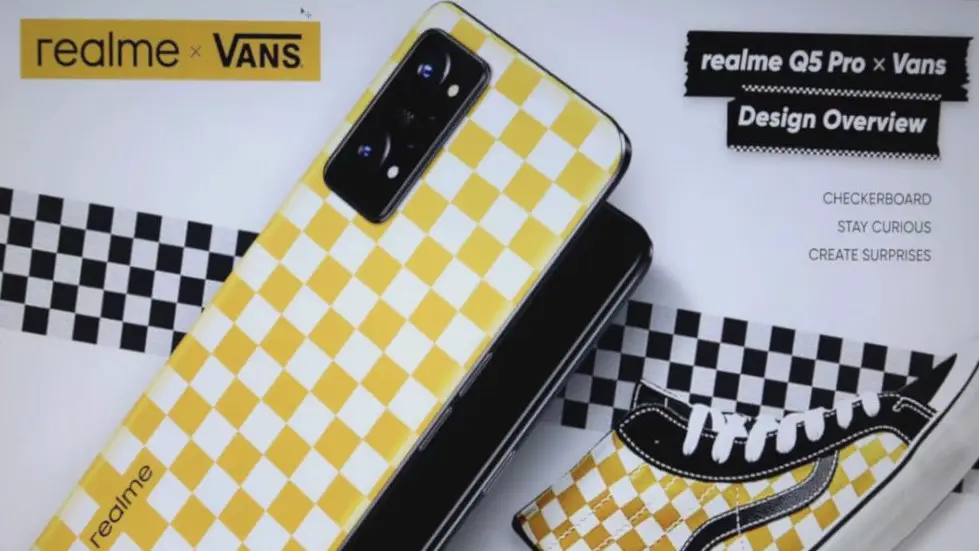 Forthcoming Realme Q5 Pro to Come with 120Hz AMOLED, 80w Fast-Charging, and Vans Collaboration