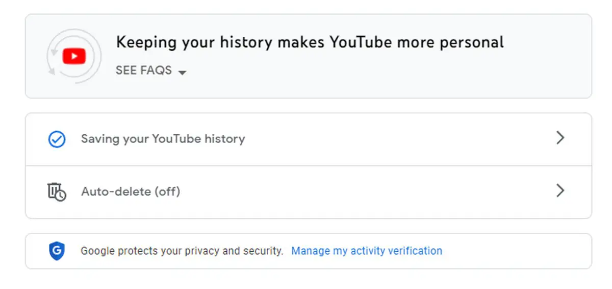how to clear youtube history 5