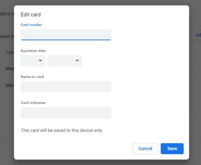 How to view your saved credit card numbers in Google Chrome – Phandroid