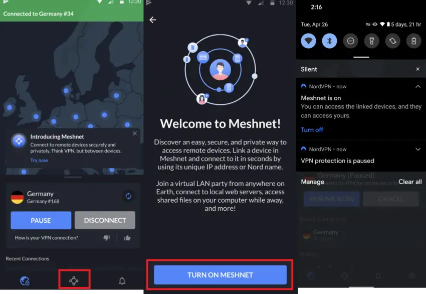 How to use NordVPN Meshnet and create private network – Phandroid NordVPN Meshnet Android