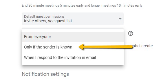 How to hide Google Calendar invites from unknown senders LaptrinhX / News