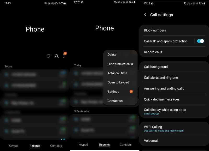Enable WiFi Calling Android