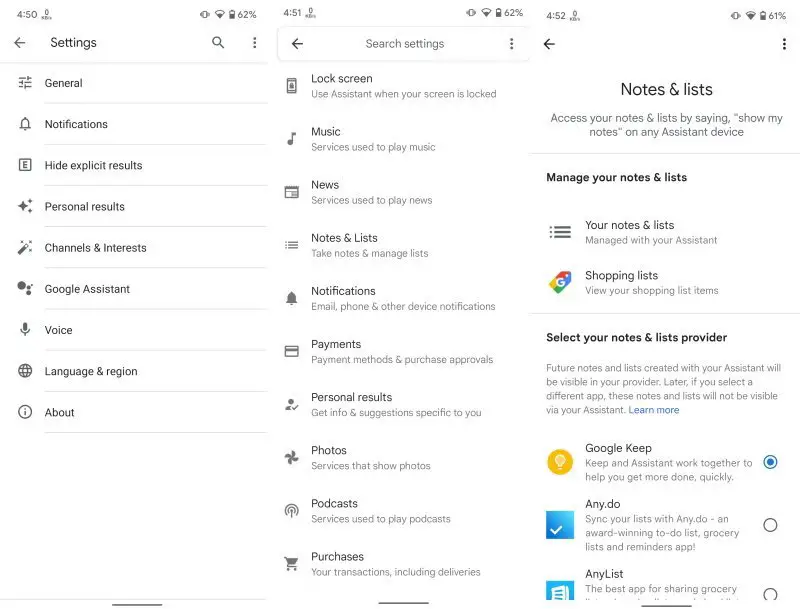 Keep Notes Google Assistant 1