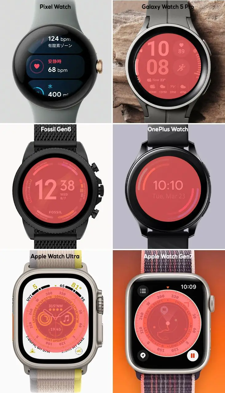 pixel watch display bezels