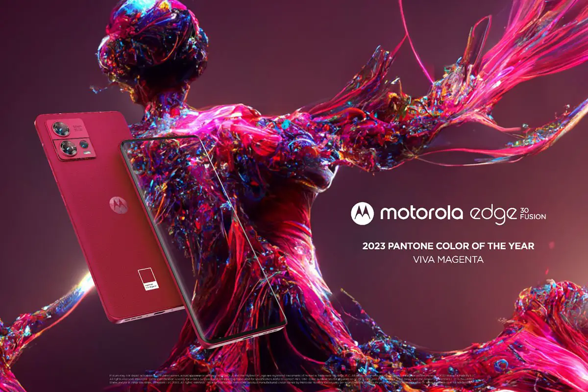 Motorola Edge 30 Fusion now accessible in Pantone's COY 2023