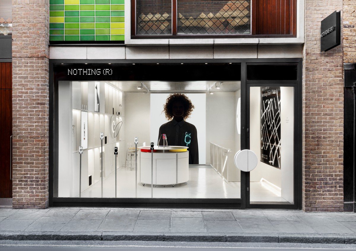 Nothing sent off its very first retail location in Soho, London