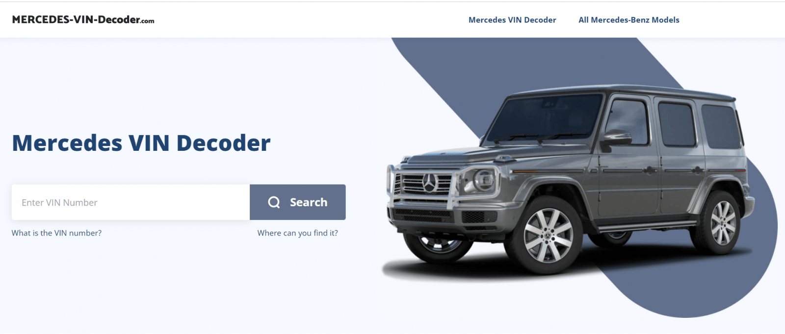 Mercedes Vin Decoder Overview Helpful Website Of Free Vin Decoder To