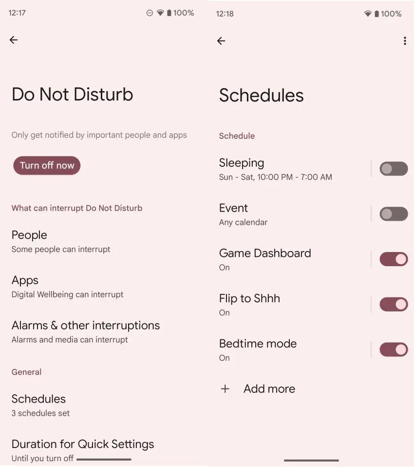 Do Not Disturb Mode