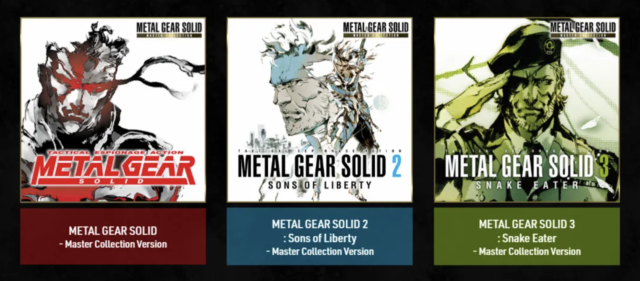 Metal Gear Solid Master Collection Looks Like Konami Doing It