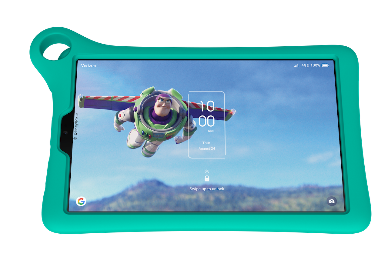 TCL TAB Disney Edition 2 with bumper case Open Front 1