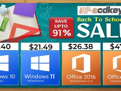 SCDkey Black Friday 2023: Genuine Lifetime Microsoft Windows 10/11 for $15  and Office for $28!