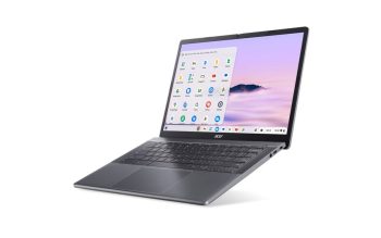 Acer Chromebook Plus 514 CB514-3H_left facing angled Windows