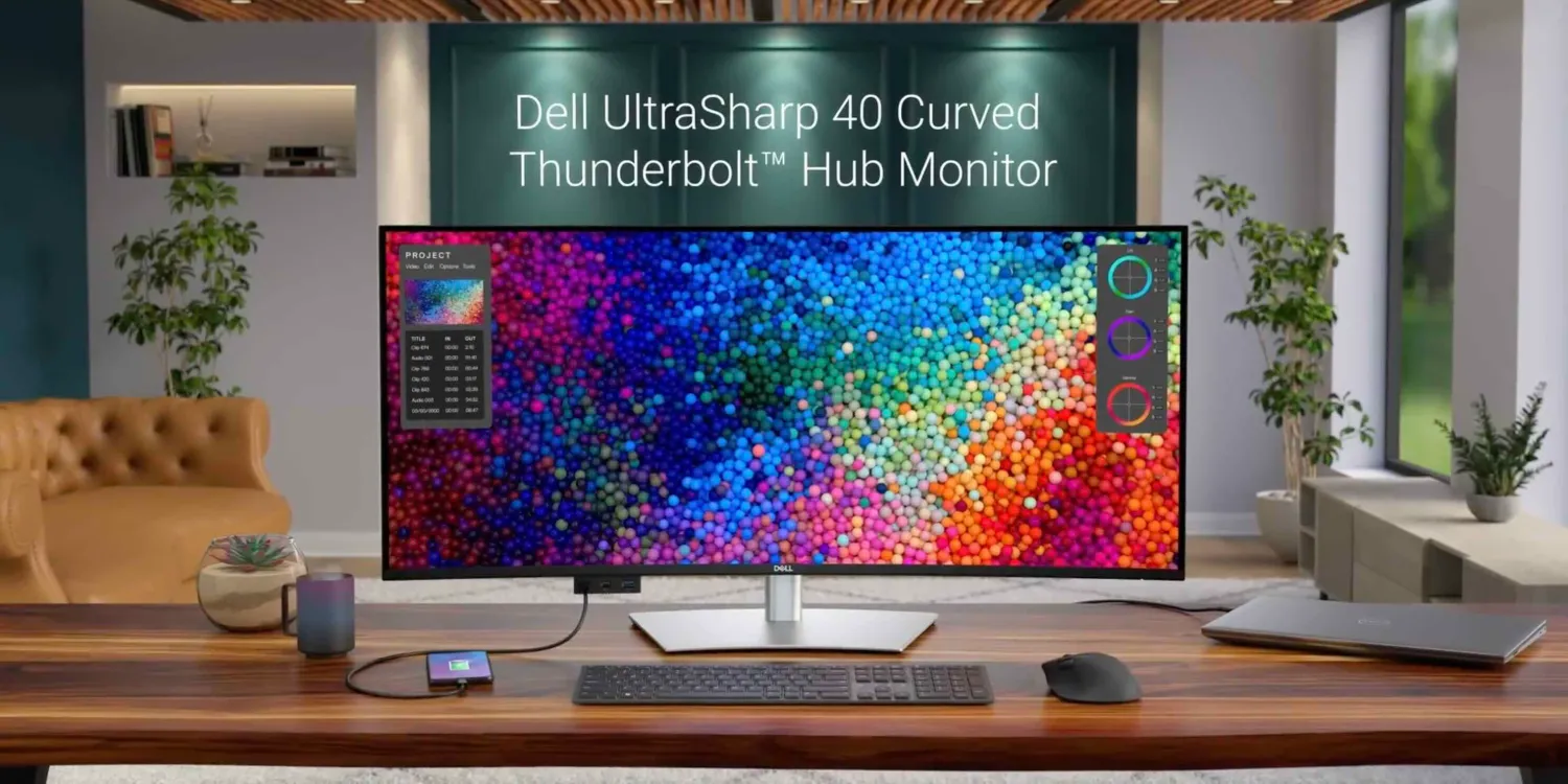 Dell unveils a massive 40-inch 5K curved monitor with a Thunderbolt 4 hub