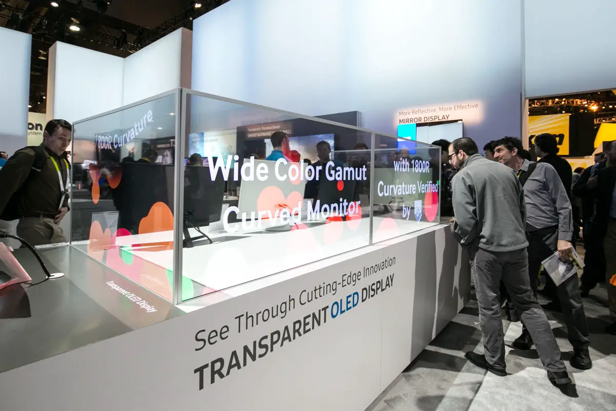 Samsung's new transparent micro LED displays are truly amazing to look at