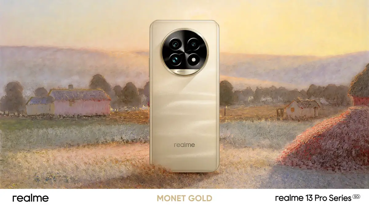 The Realme 13 Pro gets artsy with Monet-inspired colors